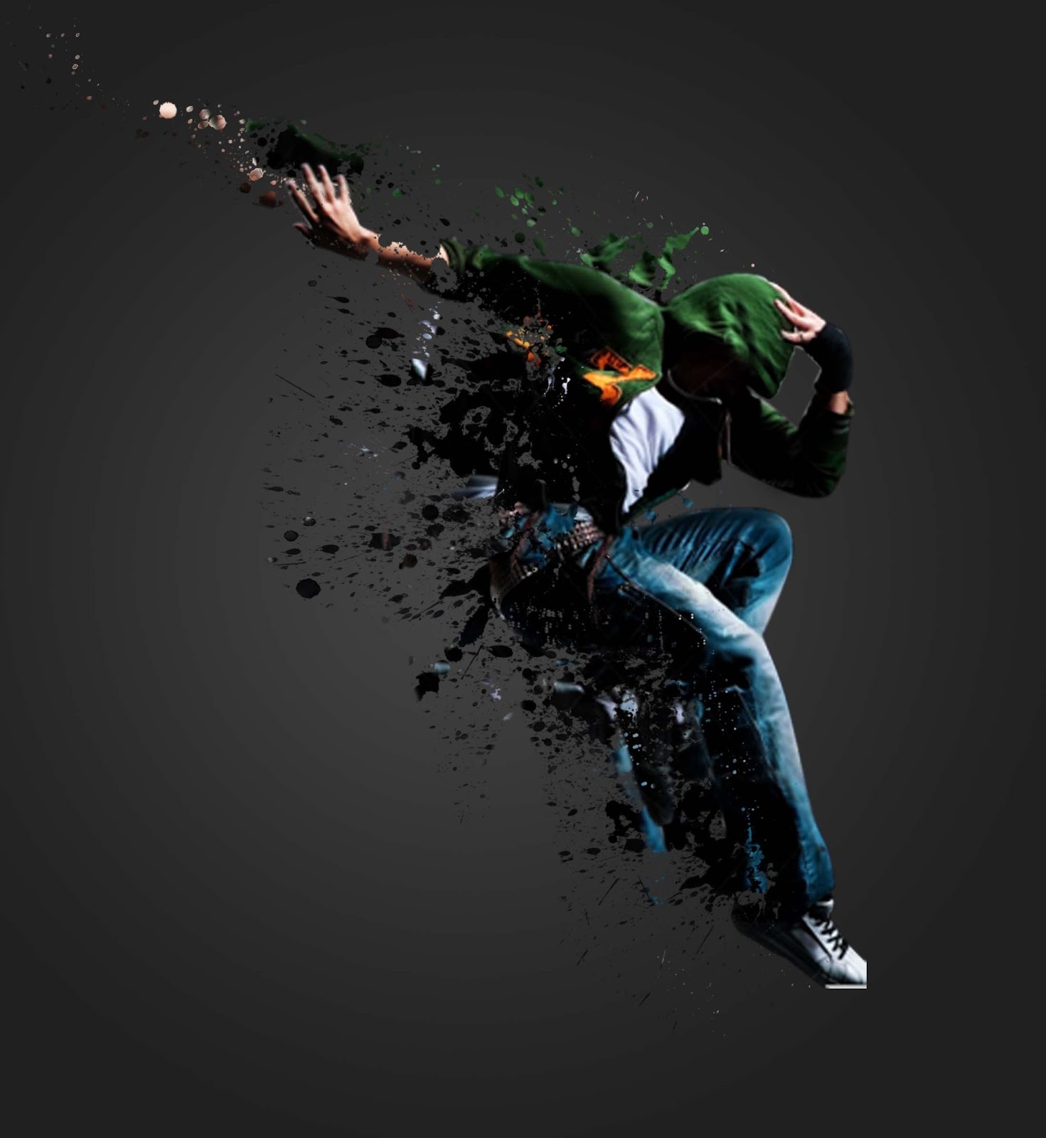 DIspersion Effect in photoshop