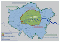 Map of the Greater London ULEZ expansion