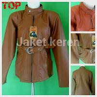  Jaket semi kulit wanita model safari JK-26