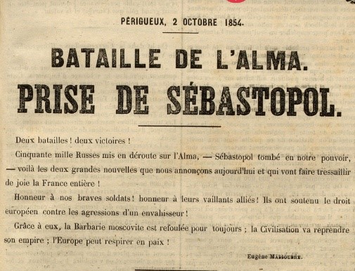 Le marchand-drapier Boisseuil installé après 1847 est présent sur le calendrier de l’industrie et du commerce Périgourdin en 1851, et ne tient plus boutique en 1857.