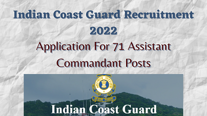 Join Indian Coast Guard Recruitment 2022