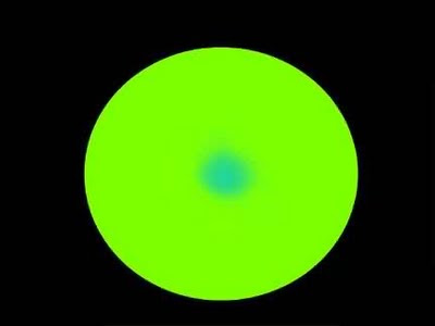 Blue Dot Disappering Optical Illusion