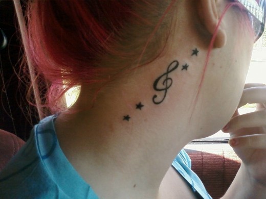 Neck Tattoo Designs For Girls