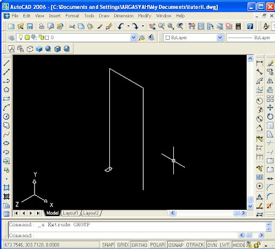 Tutorial Membuat Kusen Pintu Detail 3D Dengan Program AutoCAD