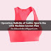 Operation Bulletin of Ladies Sports Bra with Machine Layout Plan