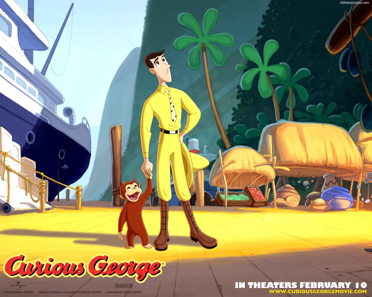 Koleksi Kartun  Terbaik Curious George  And Owner 3