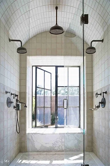 Desain Kamar Mandi Shower Minimalis Tanpa Bathub