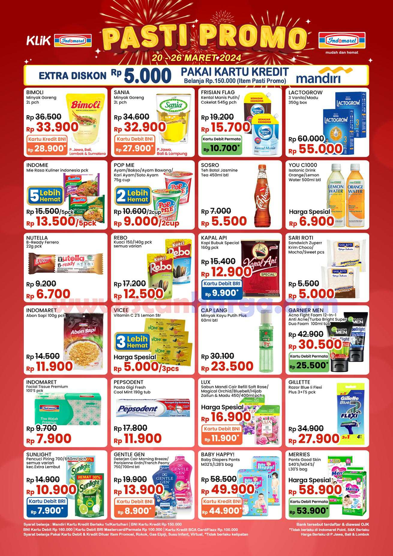 Promo Indomaret Pasti Heboh Harga Terbaru 20 - 26 Maret 2024