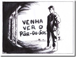 venha ver o por do sol