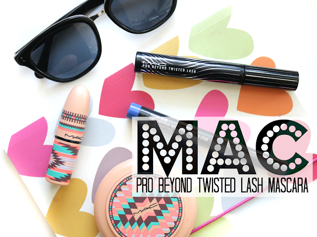 MAC Pro Beyond Twisted Lash Mascara Review with before and after