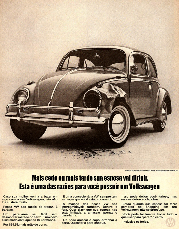 Propaganda da VW em 1969