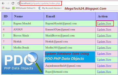 PHP PDO Update Query