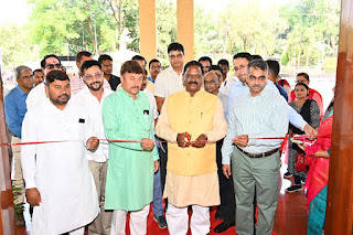 संस्कृति मंत्री भगत ने  इंदिरा गांधी और सरदार वल्लभभाई पटेल के व्यक्तित्व, कृतित्व पर आयोजित प्रदर्शनी का किया उद्घाटन