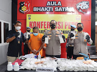 Polresta Yogyakarta Tangkap Dua Pengedar dan BB 170 Ribu Butir Pil Yarindo