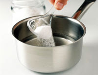 sugar With Warm Water