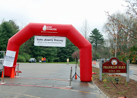 the finish line as set up for the 2014 race