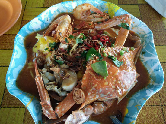 Gambar-Gambar Mee Udang, Mee Ketam Gerai Parit 30, Kuala Kurau 