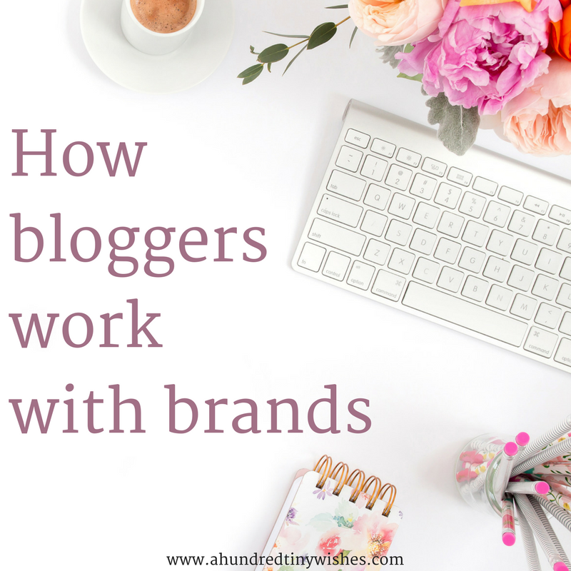 bloggers and brands, make money blogging, working with brands
