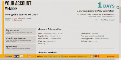 Alldebrid Premium Account 03/01/2014