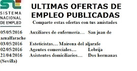 San Juan de Aznalfarache, Mairena del Aljarafe, Lebrija, Dos Hermanas, Sevilla, Lanzadera de Empleo Virtual. Sistema Nacional de Empleo