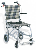 Lightweight Folding Transit Wheelchair