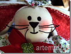 artemelza - boneco coelho de páscoa