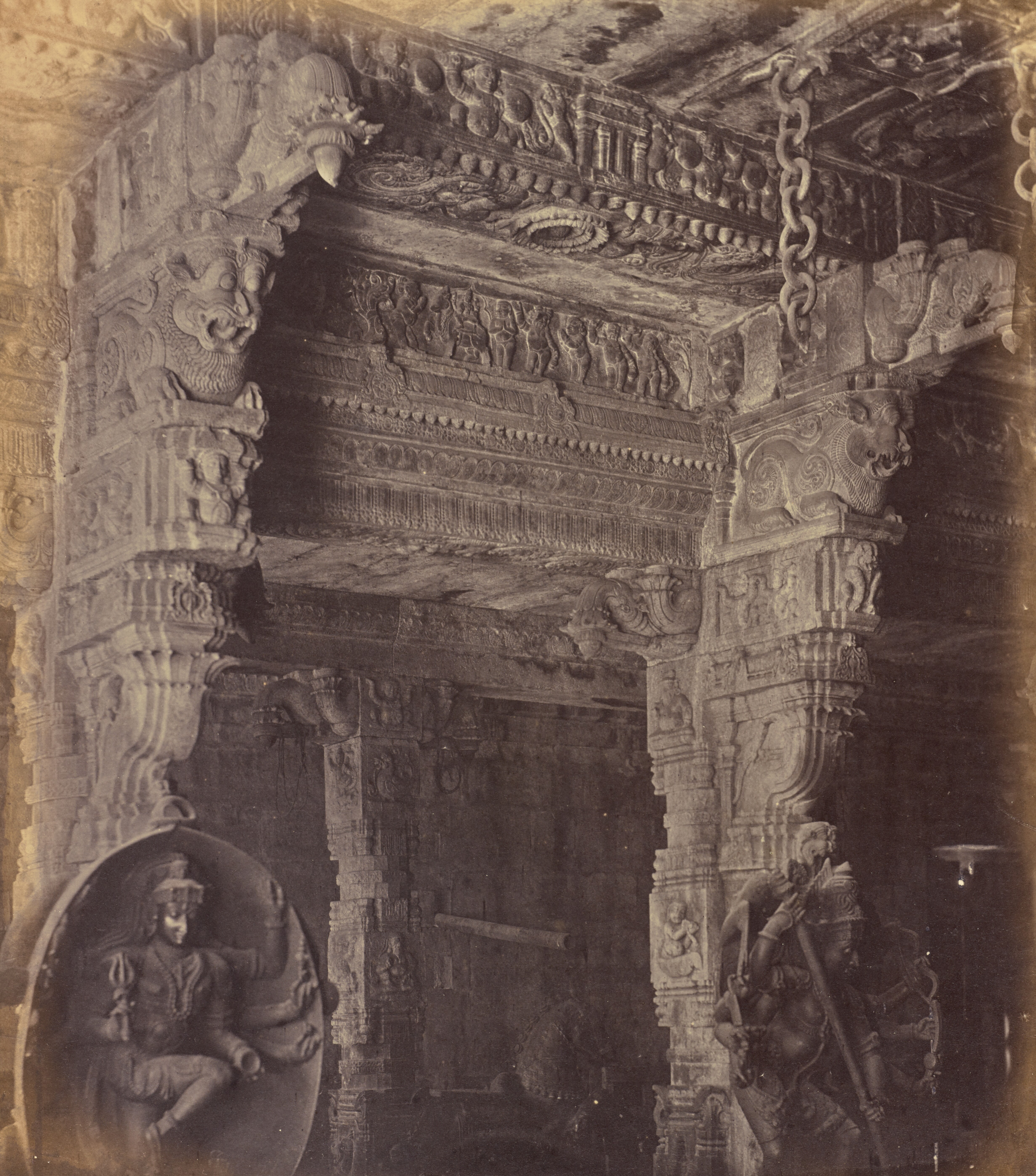 Perur Pateeswarar (Pattiswarar) Hindu Temple, Perur, Coimbatore, Tamil Nadu, India | Rare & Old Vintage Photos (1868)