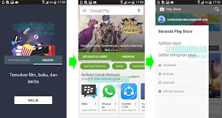 cara buat akun google play store