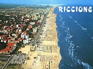 cartolina Riccione Mare