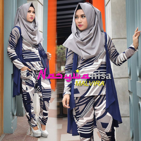 Contoh Foto Baju  Muslim Modern Terbaru 2021 Trend Fashion  