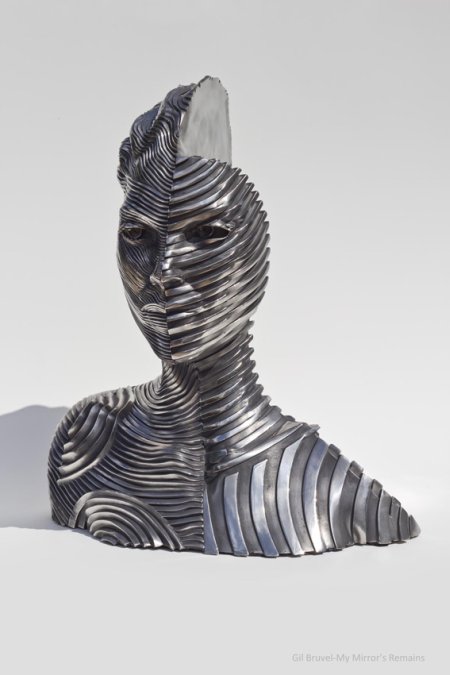 gil bruvel escultura aço metal fluxo de energia