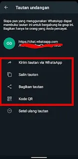 Copy Link Grup WhatsApp di Hp
