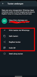 Copy Link Grup WhatsApp di Hp