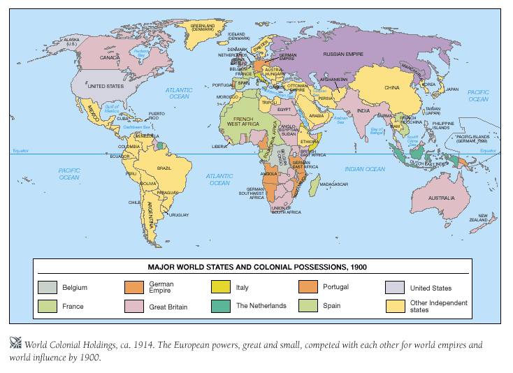 The world in 1914