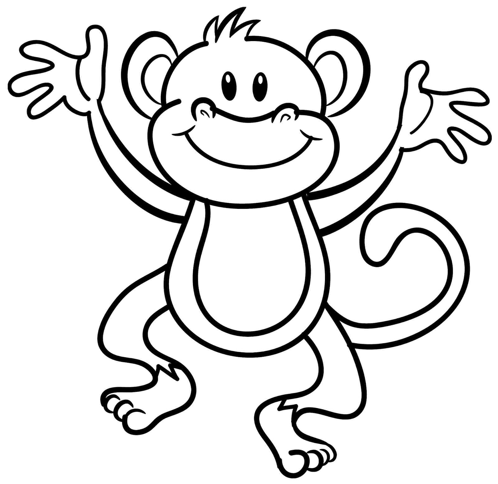 Download 61 Gambar Monyet Yang Mudah Digambar Paling Bagus Gratis