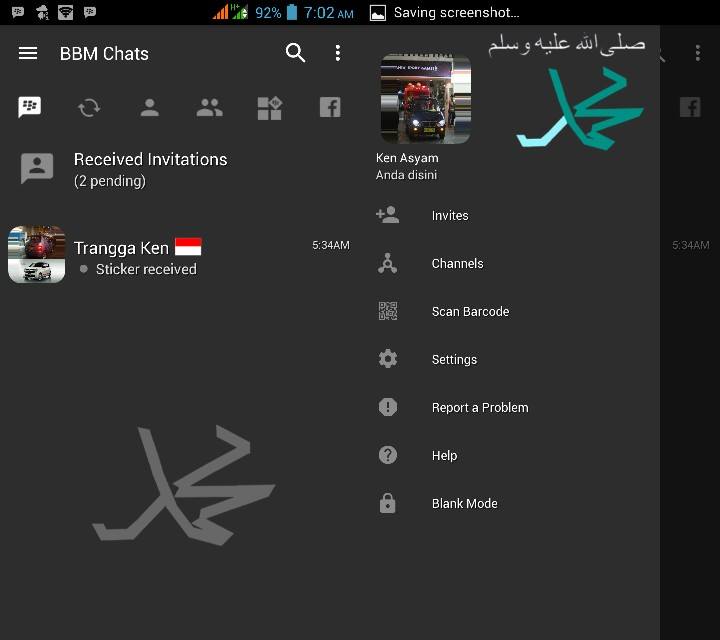 BBM MOD Dark-Grey (Calligraphy Edition) v3.2.0.6 APK