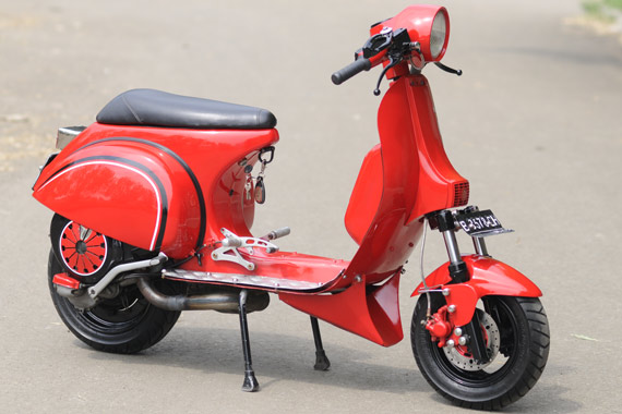 Vespa Scooter Modification  Collections all about photo