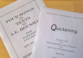 Crowd-funding - Quickening, song to texts by English and Welsh poets