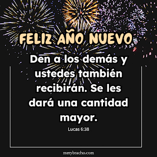 feliz año nuevo versiculo ser generoso