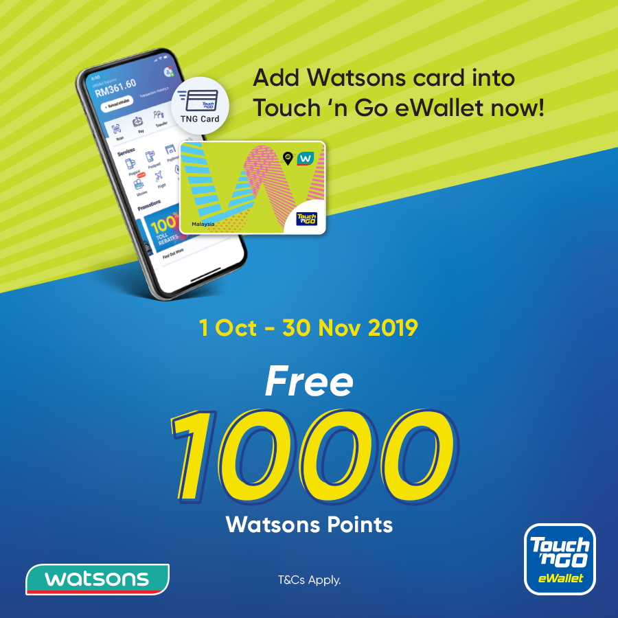 Touch 'n Go eWallet October Promotion List - Promo Codes MY