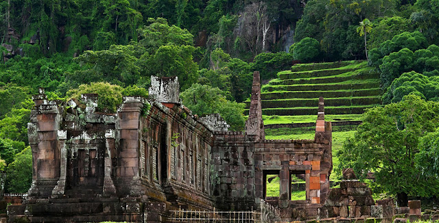 Wat Phou yên bình và giản dị