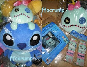 HK Trendyland Stitch / Scrump Cushion / Seat belt Holder