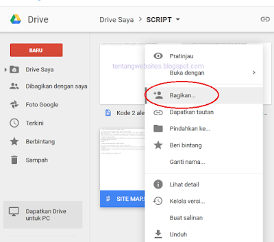 Cara buat link download dari google drive