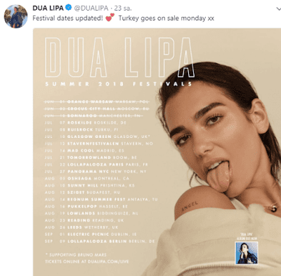 Dua Lipa Türk Hayranlarına Seslendi