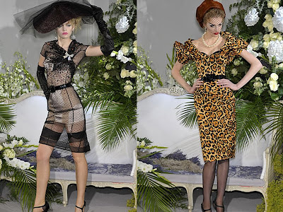 Hairstyles on Bringing Back The Couture From The 50 S At The House Of Dior Galliano