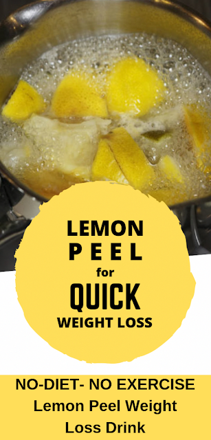 Lemon Peel Weight Loss Drink