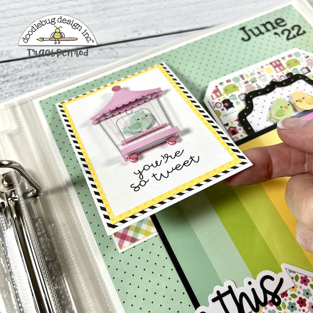 A Pretty Talent Blog: Scrapbooking: Adding a mini album to a page layout