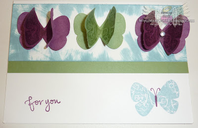 Separated Butterfly Wing Card