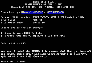 flashing bios