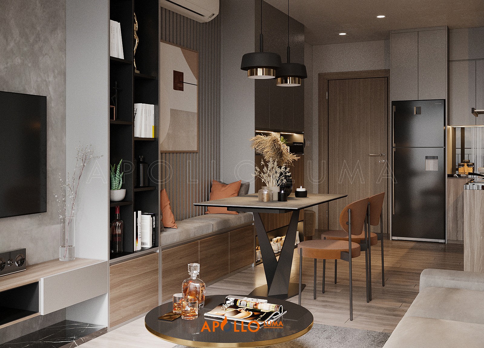 Khám phá nội thất phong cách đương đại căn hộ Vinhomes Smart City sang trọng